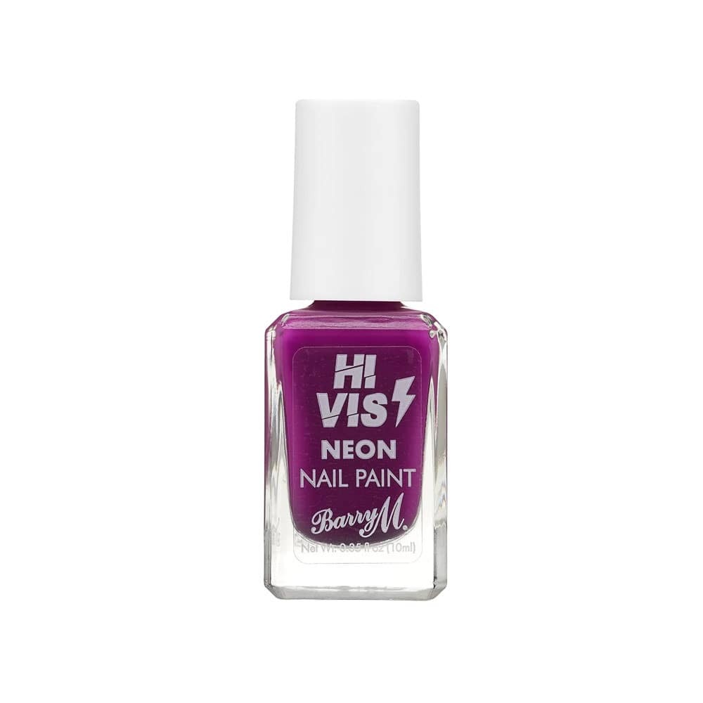 Barry M Hi Vis Neon Nail Polish Fearless Purple 10ml