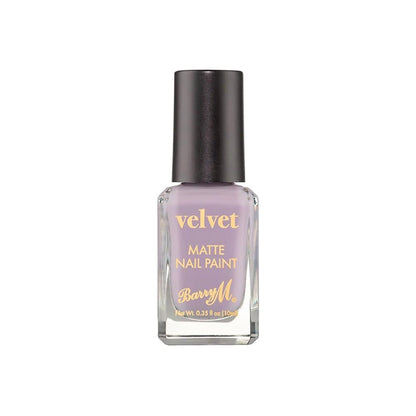 Barry M Velvet Matte Nail Polish Lilac Lady 10ml