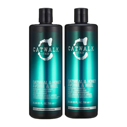 Tigi Catwalk Duo Shampoo & Conditioner Oatmeal & Honey 2X750ml
