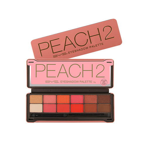 BYS Peach 2 Eyeshadow Palette 12 Colours