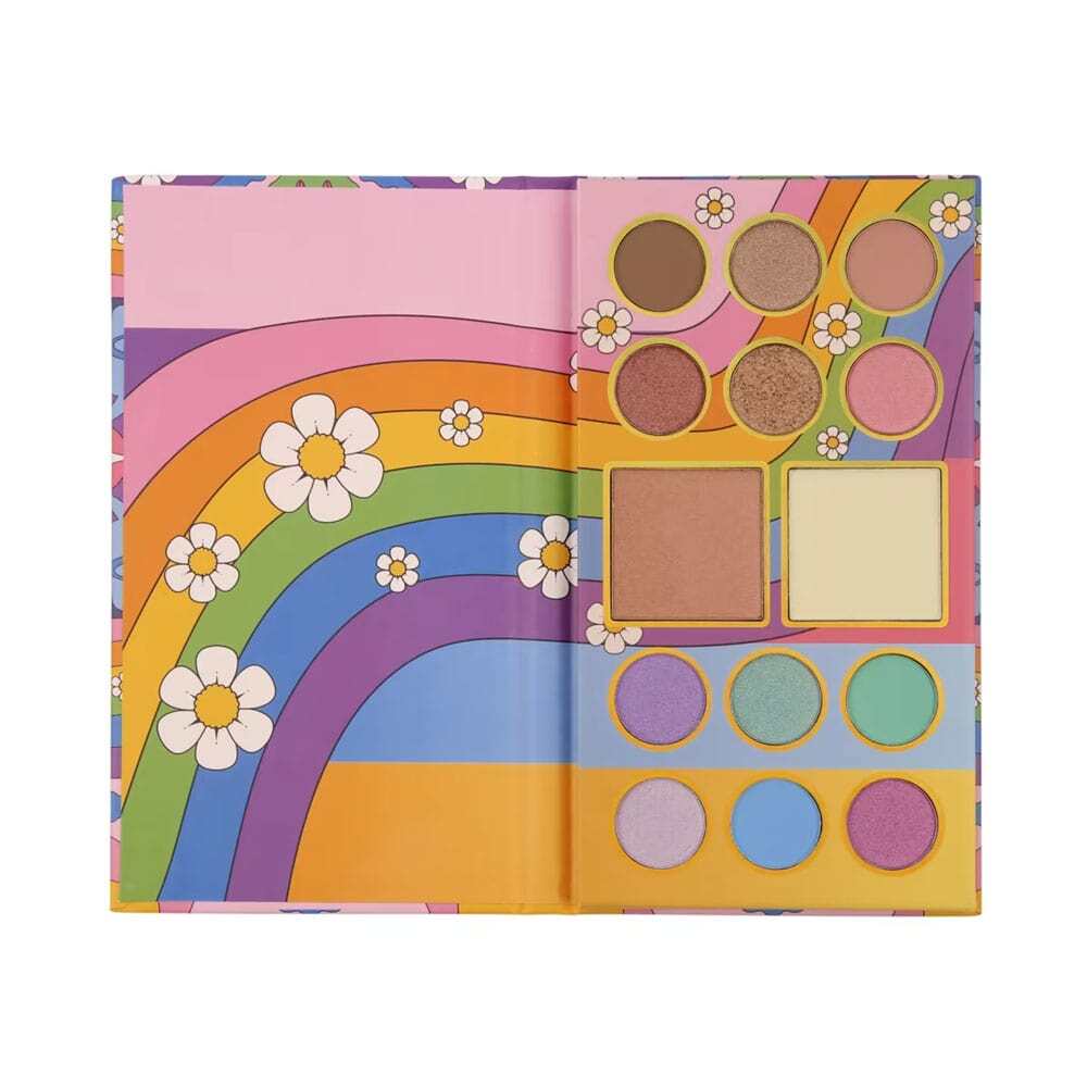 BYS Psychedelic Rainbow Makeup Palette 14pc