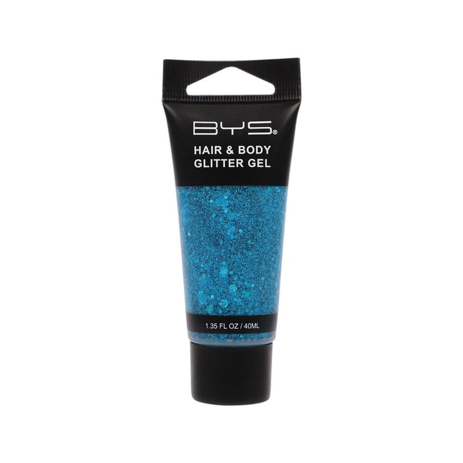 BYS Hair & Body Glitter Gel Blue 40ml