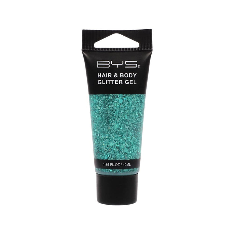 BYS Hair & Body Glitter Gel Turquoise 40ml