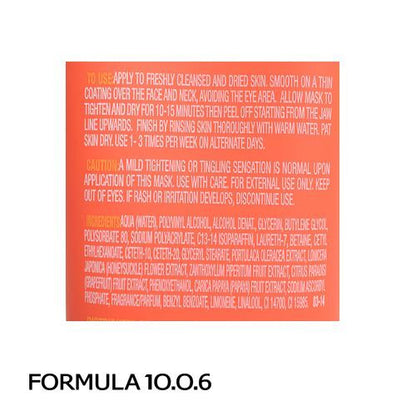 Formula 10.0.6 Get Your Glow On Brightening Peel Off Mask 100ml