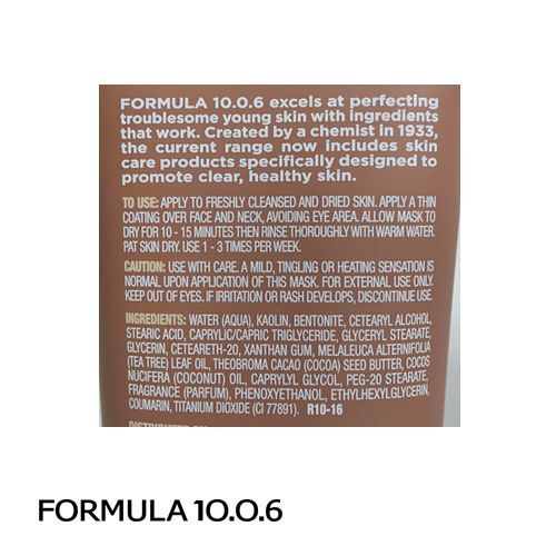 Formula 10.0.6 Take Back Control Oil Controlling Mud Mask 100ml