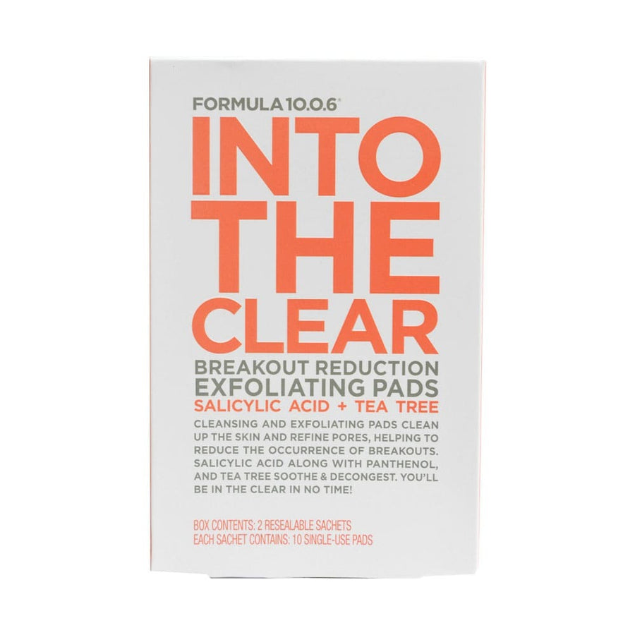 Formula 10.0.6 Into The Clear Exfoliating Breakout Treatment Pads 2x10pads