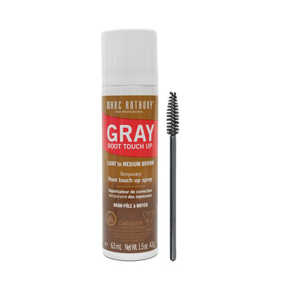 Marc Anthony Gray Root Touch Up Spray Light To Medium Brown 63ml