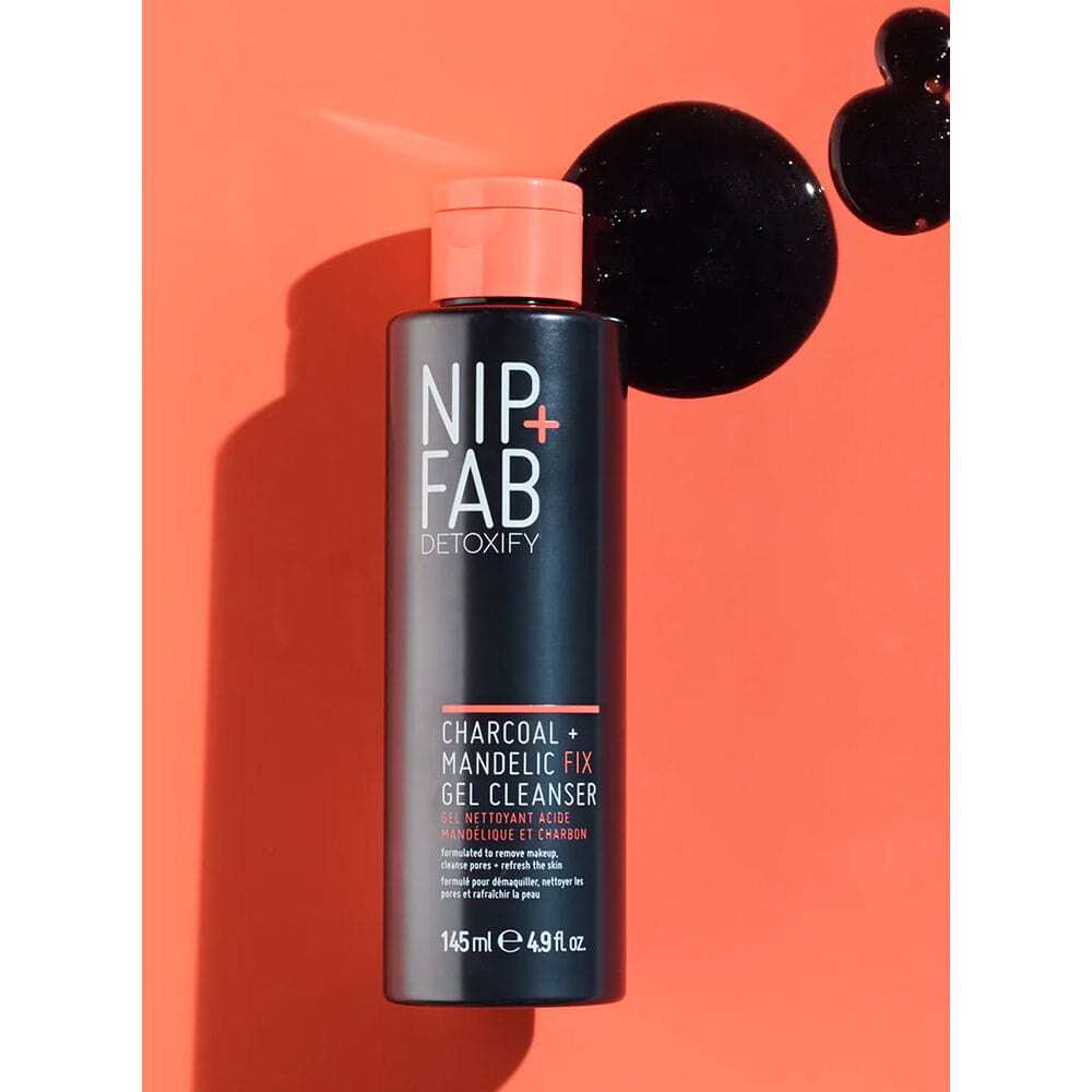 Nip + Fab Detoxify Charcoal & Mandelic Fix Gel Cleanser 145ml