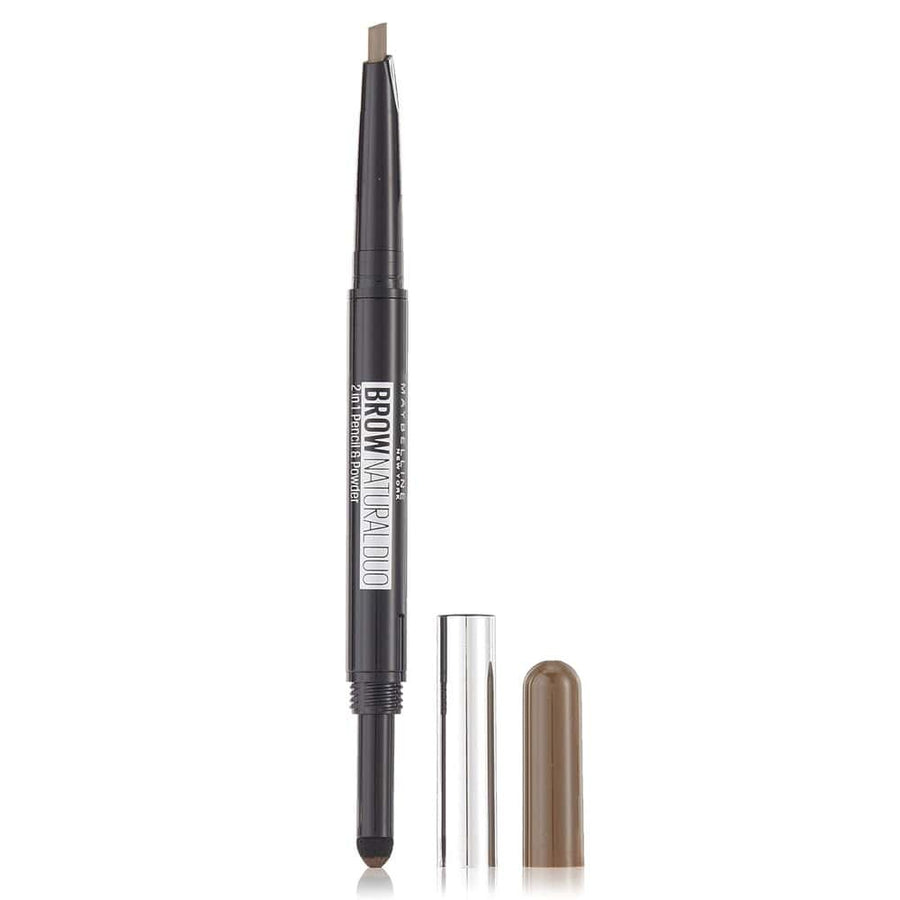Maybelline Brow Natural Duo 2-In-1 Pencil & Powder Deep Brown