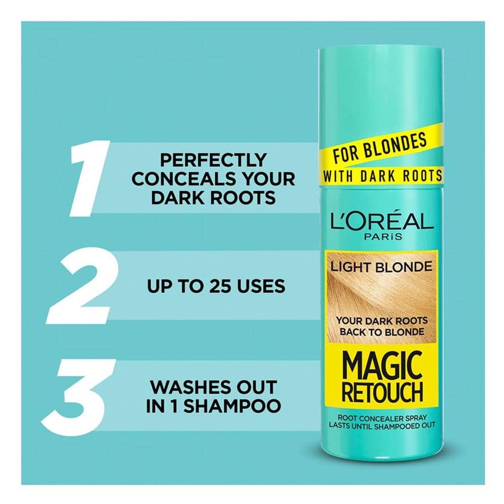 L'Oreal Magic Retouch Temporary Root Concealer Spray Light Blonde 75ml