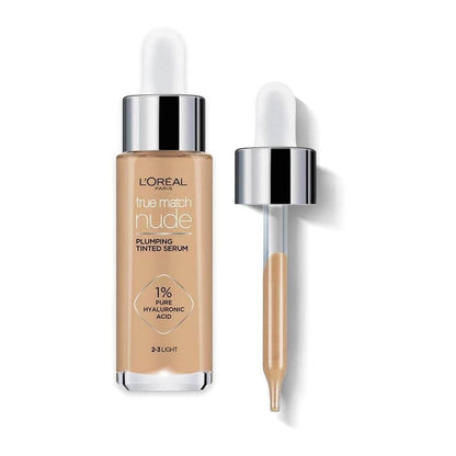 L'Oreal True Match Nude Plumping Tinted Serum 2-3 Light 30ml