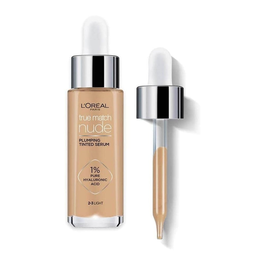 L'Oreal True Match Nude Plumping Tinted Serum 2-3 Light 30ml