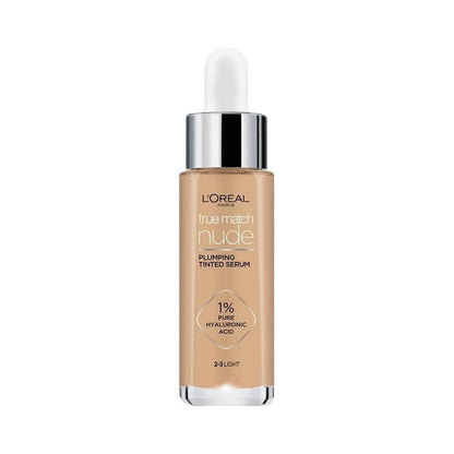 L'Oreal True Match Nude Plumping Tinted Serum 2-3 Light 30ml