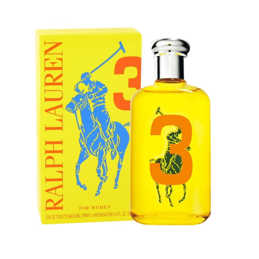 Ralph Lauren Polo Big Pony #3 Yellow Eau De Toilette For Women 100ml