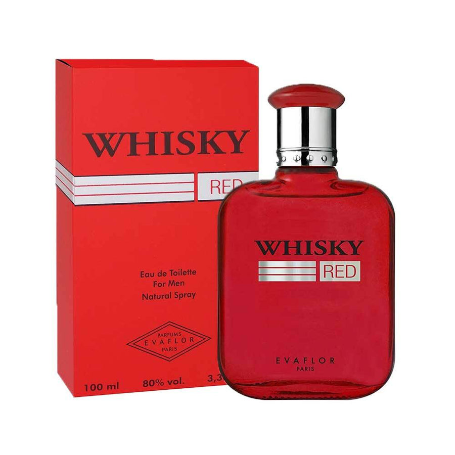 Evaflor Whisky Red For Men Eau De Toilette Natural Spray 100ml