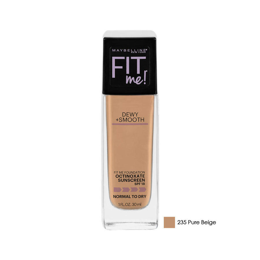 Maybelline Fit Me Foundation Dewy + Smooth SPF 18 235 Pure Beige 30ml