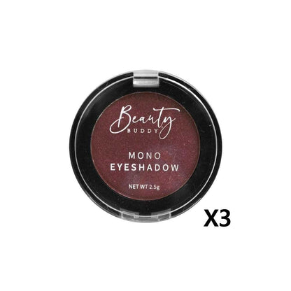 3x Beauty Buddy Mono Eyeshadow 14 Downtown 2.5g