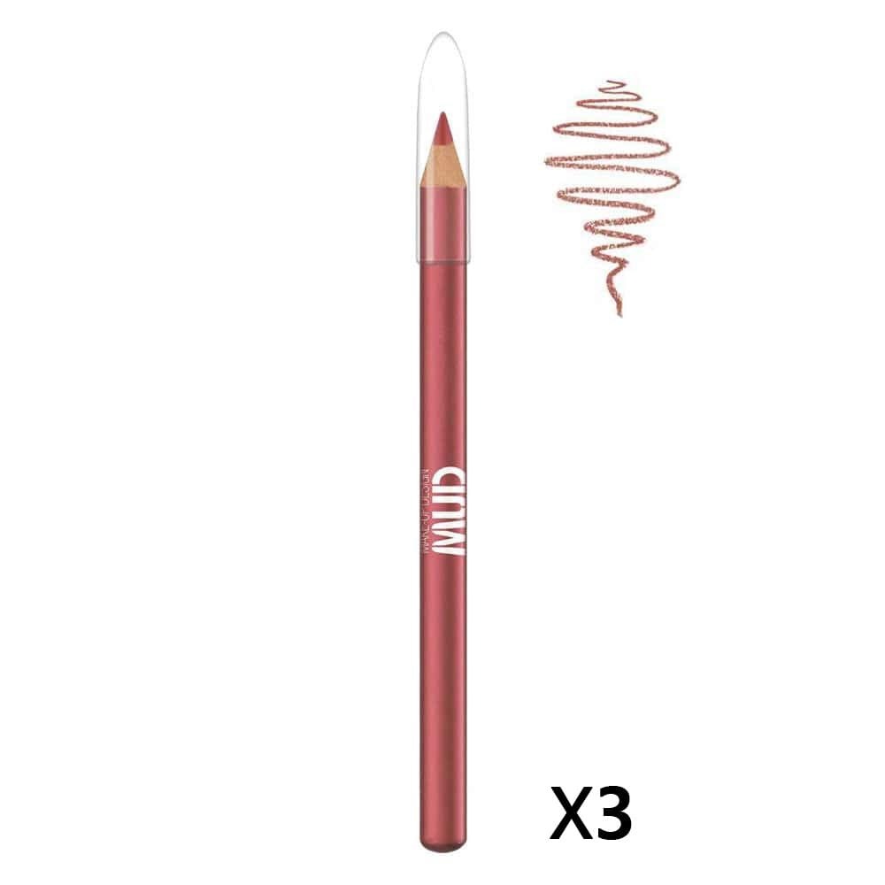 3x MUD Lip Defining Pencil Dusky Pink