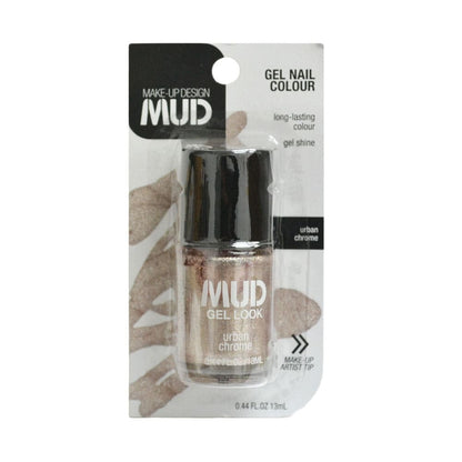 MUD Gel Nail Colour Urban Chrome 13ml