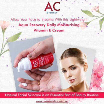Australian Cosmetics Aqua Recovery Daily Moisturising Vitamin E Cream 50ml