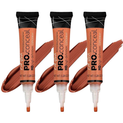 3x LA Girl HD Pro Conceal 990 Orange Corrector 8g