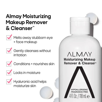 Almay Moisturizing Makeup Remover & Cleanser 118ml