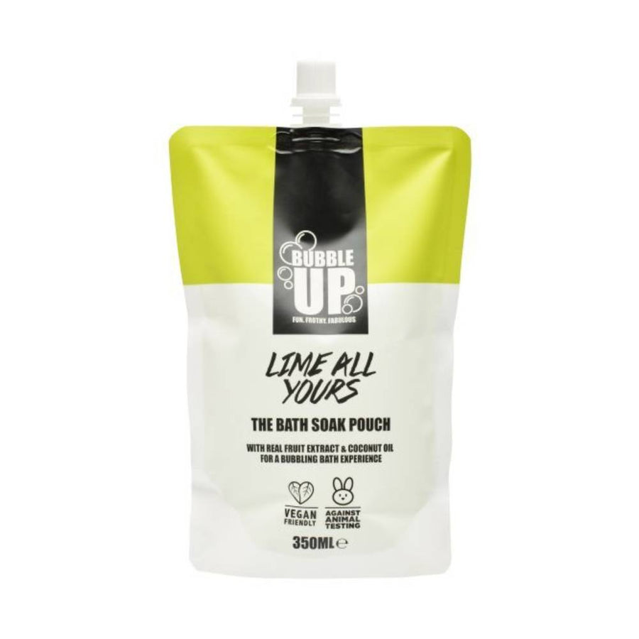 Bubble Up The Bath Soak Pouch Lime All Yours 350ml