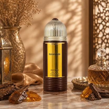 Scenabella Rahamain Amber Oud Ribbed Fragrance Mist 250ml