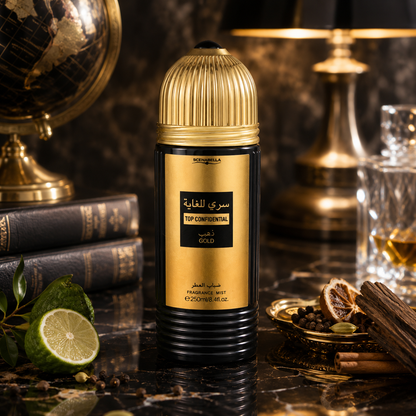 Scenabella Top Confidential Gold Ribbed Fragrance Mist 250ml