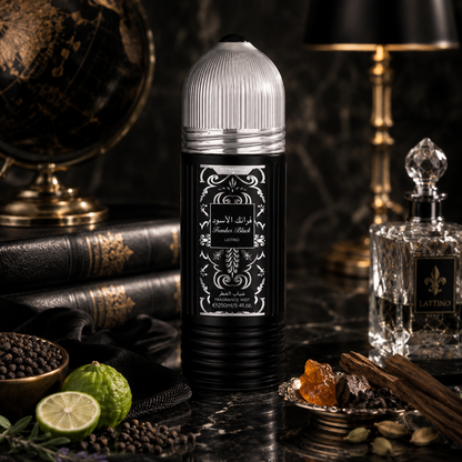 Scenabella Franker Black Lattino Ribbed Fragrance Mist 250ml