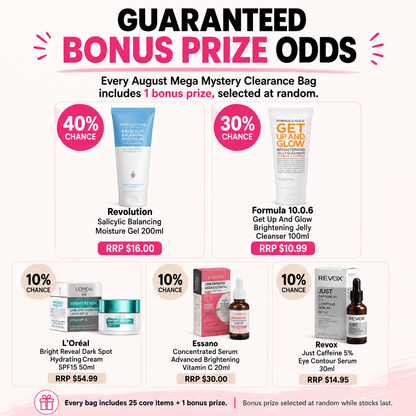 August Mega Mystery Clearance Bag - 25 items + 1 Bonus Guaranteed Prize!