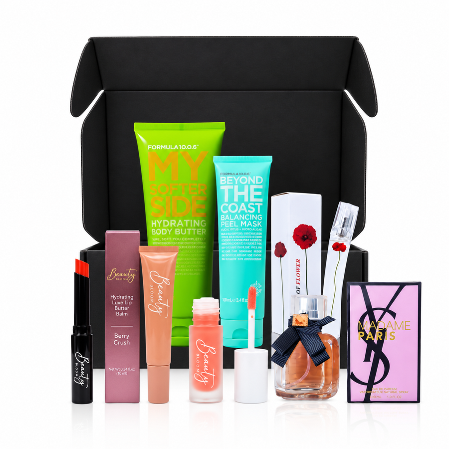 Glow, Hydrate & Fragrance Gift Set - 7 items