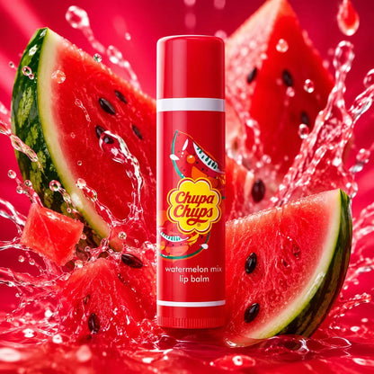 Chupa Chups Lip Balm Watermelon Mix & Peach Pulp