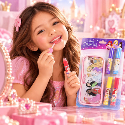 Disney Princess Lip Gloss & Pouch Set