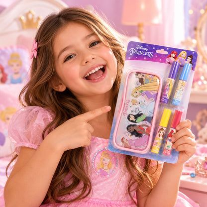Disney Princess Lip Gloss & Pouch Set