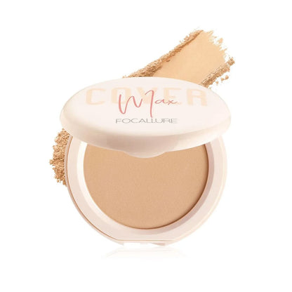 Focallure Cover Two Way Cake Pressed Powder 02 Warm Beige 6.5g