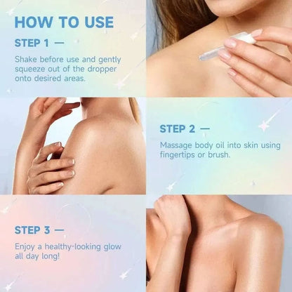 Focallure Starfall Glowing Liquid Highlighter Oil HL02 Celestial Rose