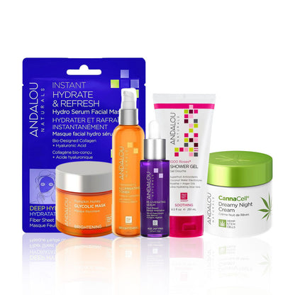 Andalou Naturals Skincare Value Gift Set - 6 items