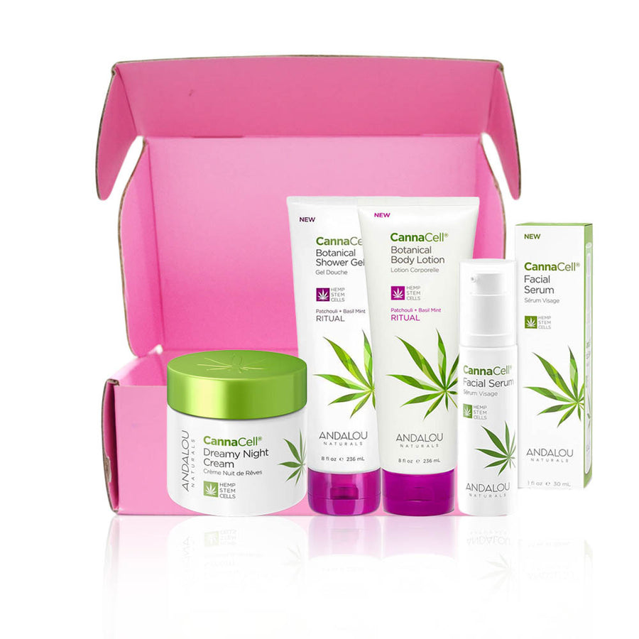 Andalou Naturals Canna Cell Skincare Gift Set