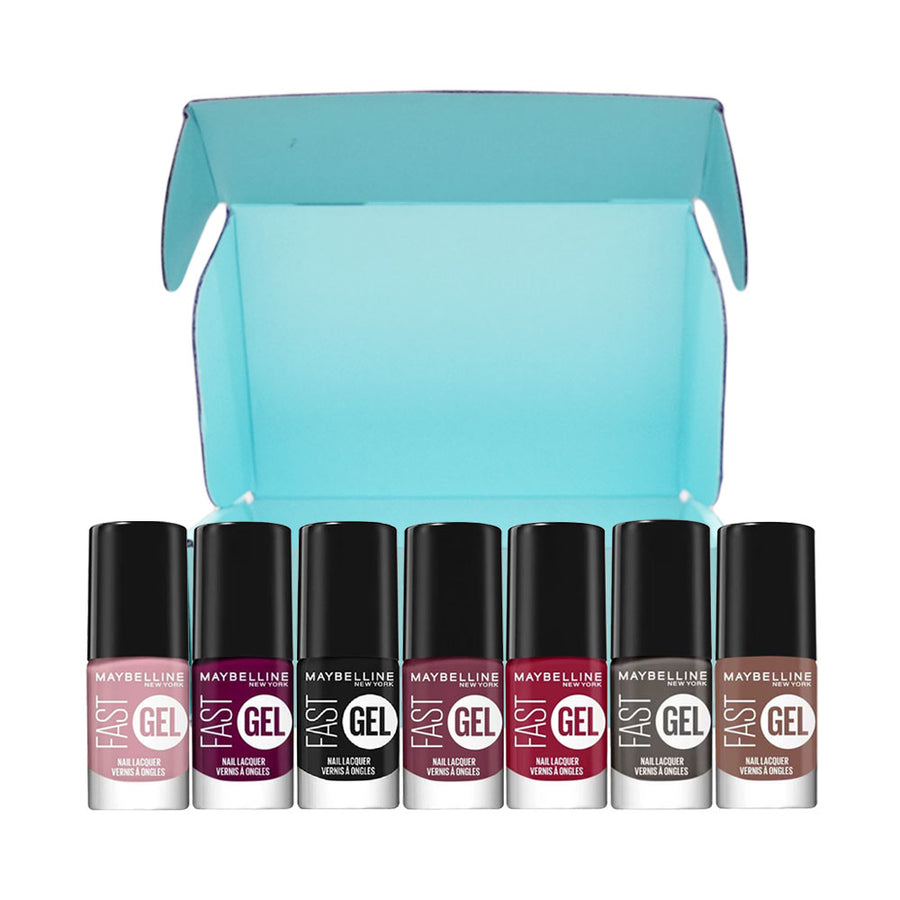 Maybelline Nail Polish Fast Gel Gift Pack 7pcs nail polish gift set