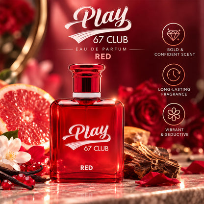 Lovali Play 67 Club Red Eau De Parfum Spray 100ml