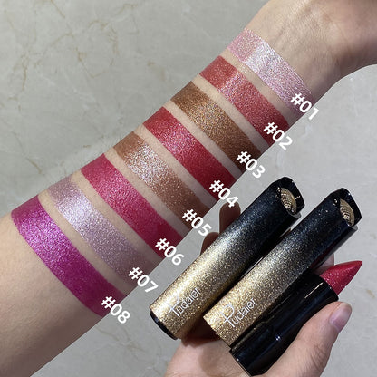 Pudaier Perma Shine Diamond Lipstick 4 Neon Strawberry