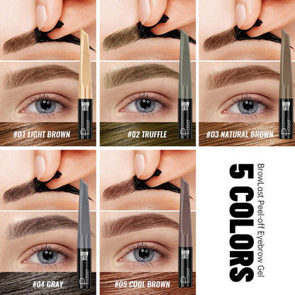 Pudaier Browlast Peel Off Eyebrow Tint Shade 4 Gray
