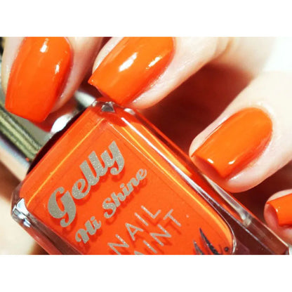 Barry M Gelly Hi Shine Nail Polish Mandarin 10ml