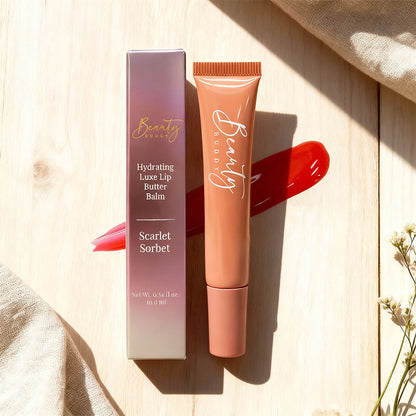 Beauty Buddy Hydrating Luxe Lip Butter Balm Scarlet Sorbet 10ml