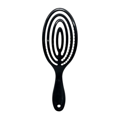Women’s Spiral Detangling Hairbrush Black