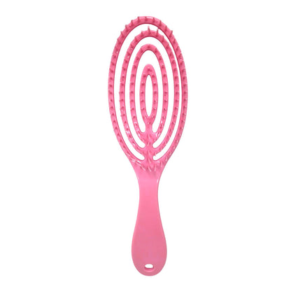 Women’s Spiral Detangling Hairbrush Pink
