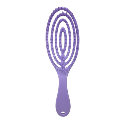 Women’s Spiral Detangling Hairbrush Purple