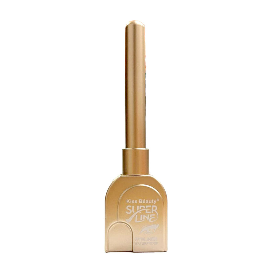 Kiss Beauty Super Line Eyeliner Waterproof Gold Packaging