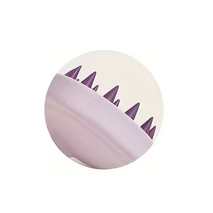 Silicone Scalp Massager Shampoo Brush Purple